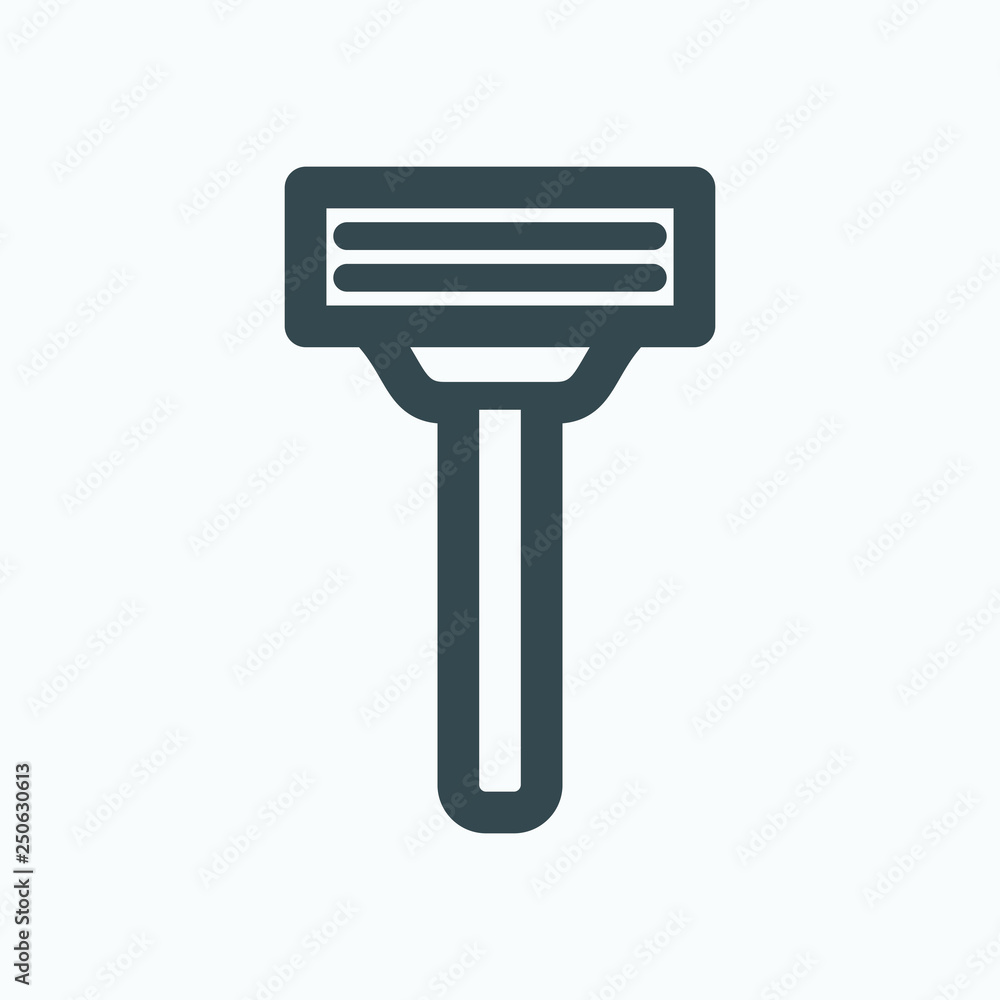 Razor icon. Shaving vector icon Razor icon. Shaving vector icon