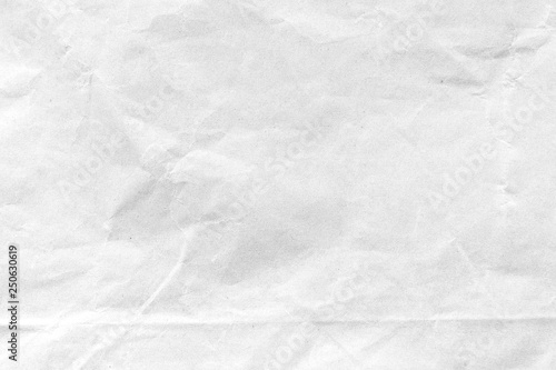 White crumpled paper texture background. Close-up. © Lifestyle Graphic