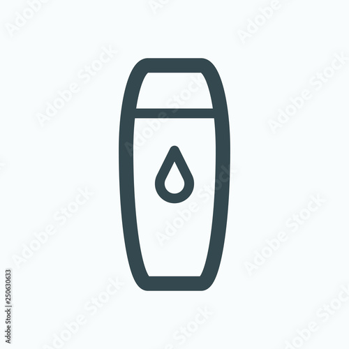 Shower gel vector icon