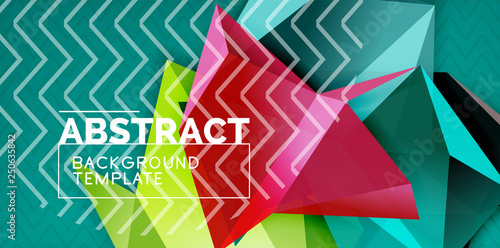 Triangular low poly background design