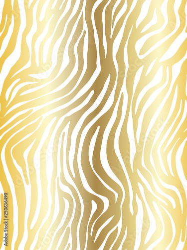 Vector animal print. Zebra ornament. Seamless pattern. Style background