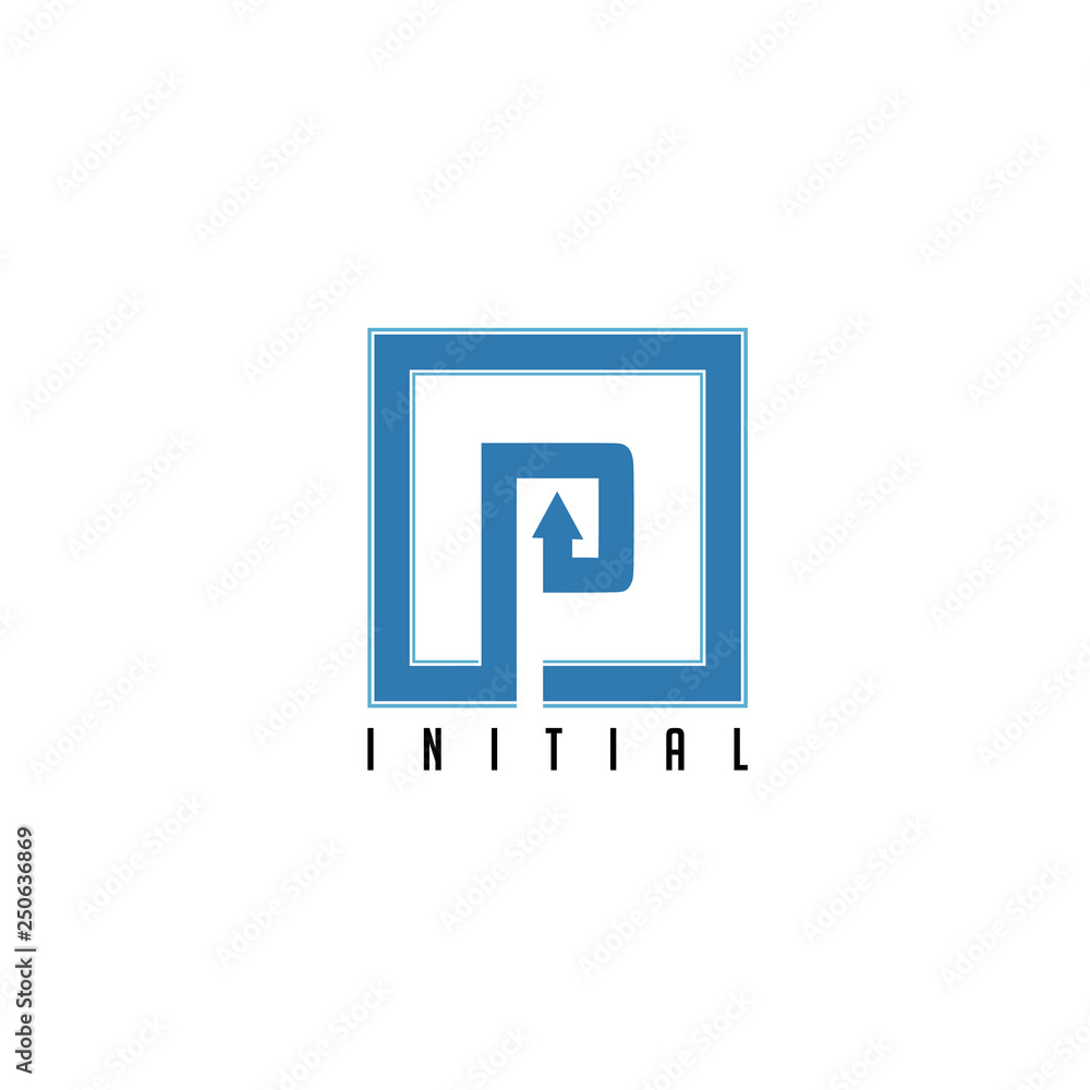 The Arrow That Is Pointing Up Forms Letter P. The Arrow That Is Pointing Up Forms Letter P.