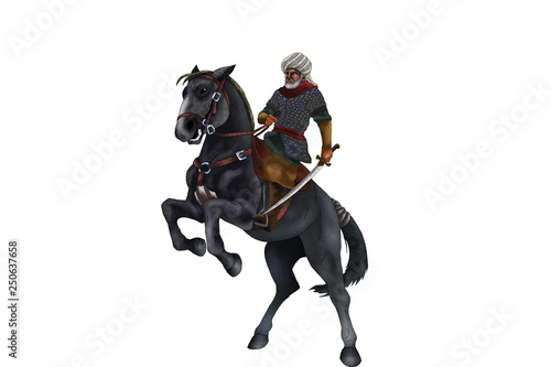Fototapeta Naklejka Na Ścianę i Meble -  horse and rider