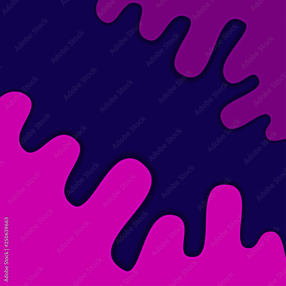 Colored paper waves, 3D abstract, geometric background texture layers of depth in shades of pink, blue, purple. Paper cut style. Vector EPS 10 illustration. Colored paper waves, 3D abstract, geometric background texture layers of depth in shades of pink, blue, purple. Paper cut style. Vector EPS 10 illustration.