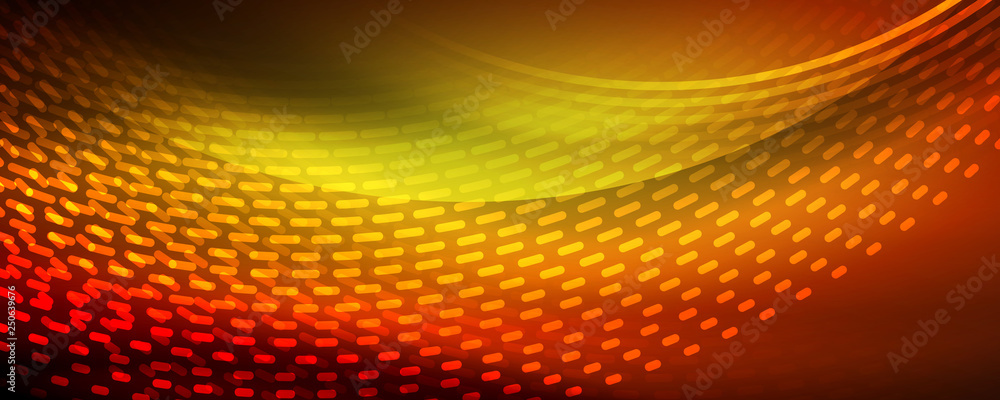 Glowing light particles in dark neon space, magic glow shiny abstract background Glowing light particles in dark neon space, magic glow shiny abstract background