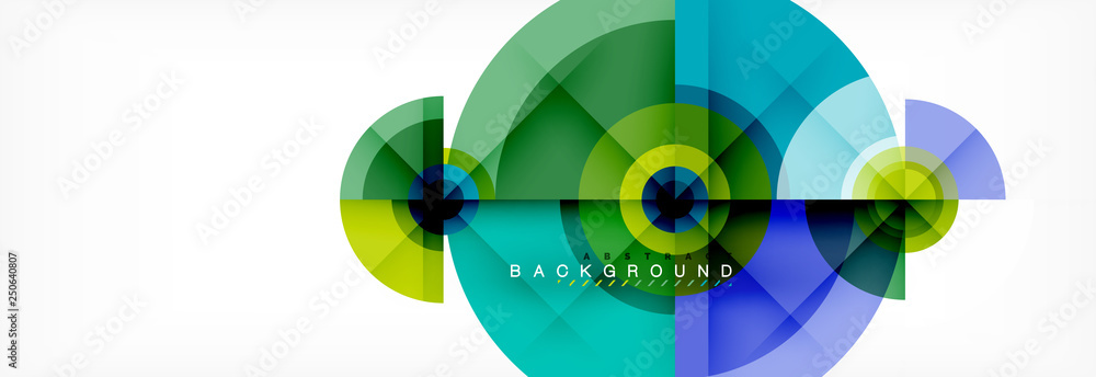 Geometric circle abstract background, creative geometric wallpaper. Geometric circle abstract background, creative geometric wallpaper.