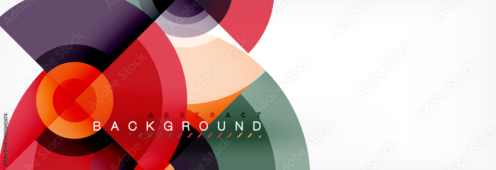 Circle geometric composition abstract background design, cover, template, brochure, flyer. Circle geometric composition abstract background design, cover, template, brochure, flyer.