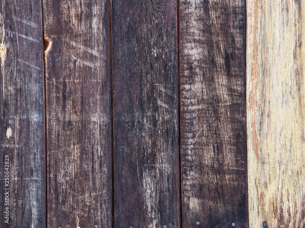 Naklejka premium Wood material background for Vintage wallpaper