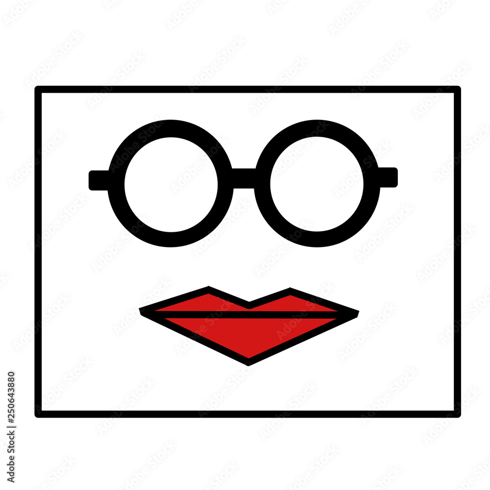 Square face waer glasses Square face waer glasses