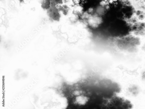 Abstract beautiful sky. 3D illustration, computer-generated fractal