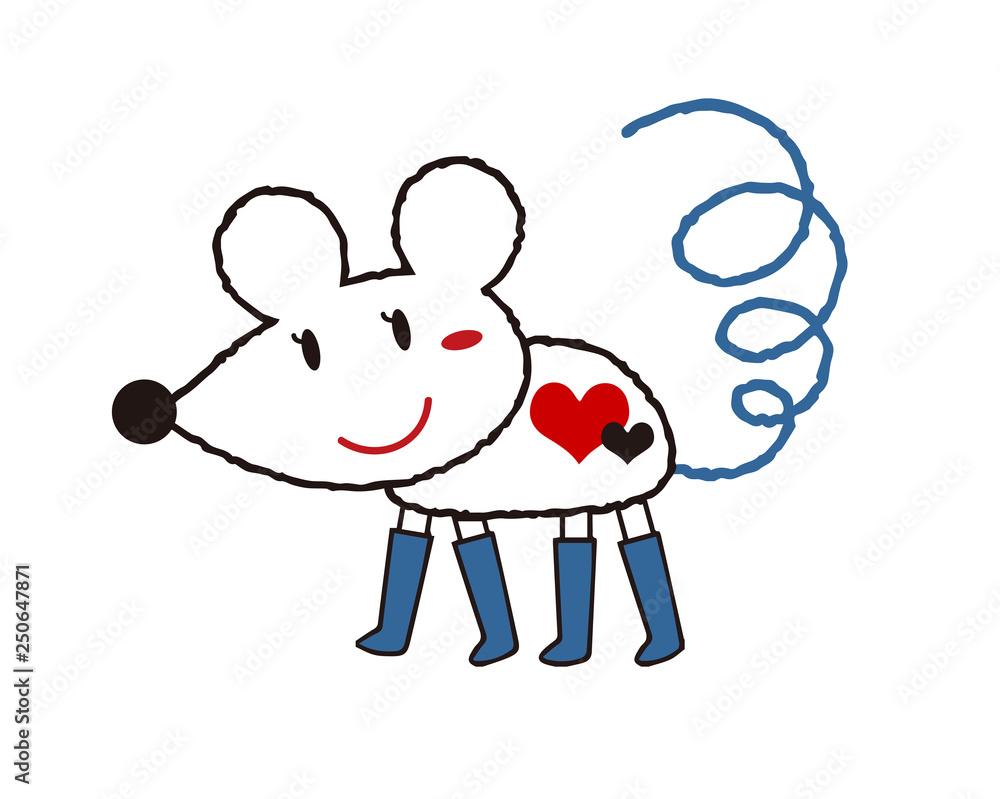 お洒落なネズミさん お洒落なネズミさん