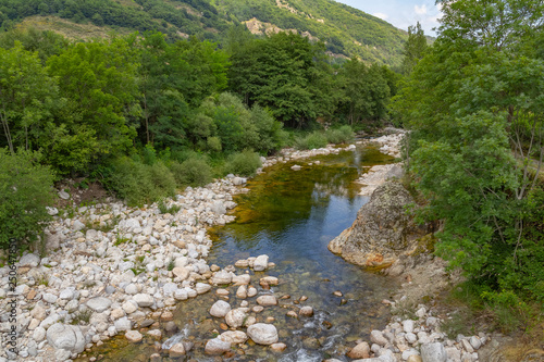 Ardeche river in Southern France