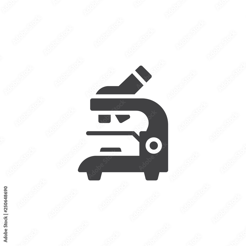 Laboratory microscope vector icon. filled flat sign for mobile concept and web design. Medical microscope glyph icon. Symbol, logo illustration. Pixel perfect vector graphics Laboratory microscope vector icon. filled flat sign for mobile concept and web design. Medical microscope glyph icon. Symbol, logo illustration. Pixel perfect vector graphics