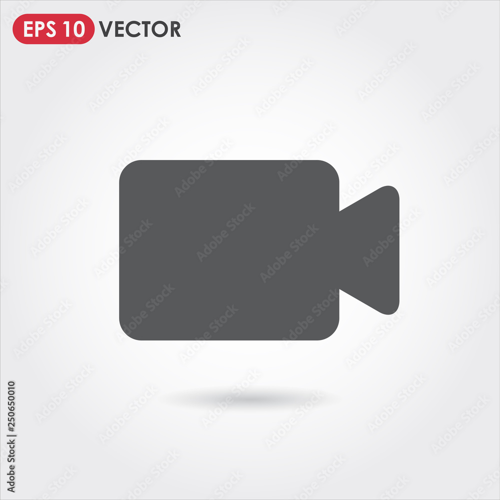 video camera account ui web button. ui elements. video camera vector icon for web, mobile and user interface design video camera account ui web button. ui elements. video camera vector icon for web, mobile and user interface design