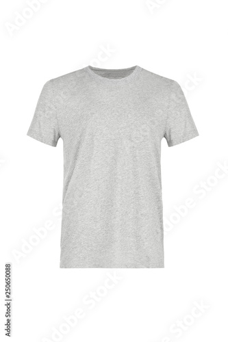 grey t-shirt on a isolated background