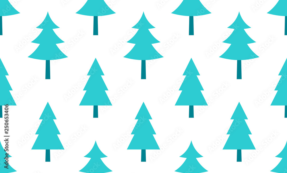 Seamless pattern with Christmas tree. isolated on white background Seamless pattern with Christmas tree. isolated on white background