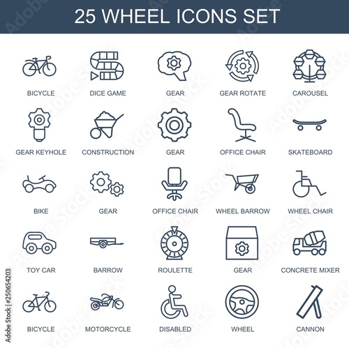 25 wheel icons