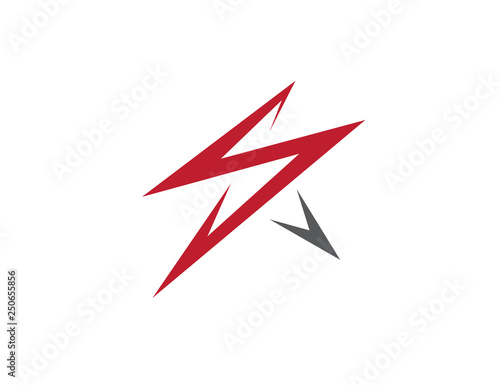 Letter S Star logo template