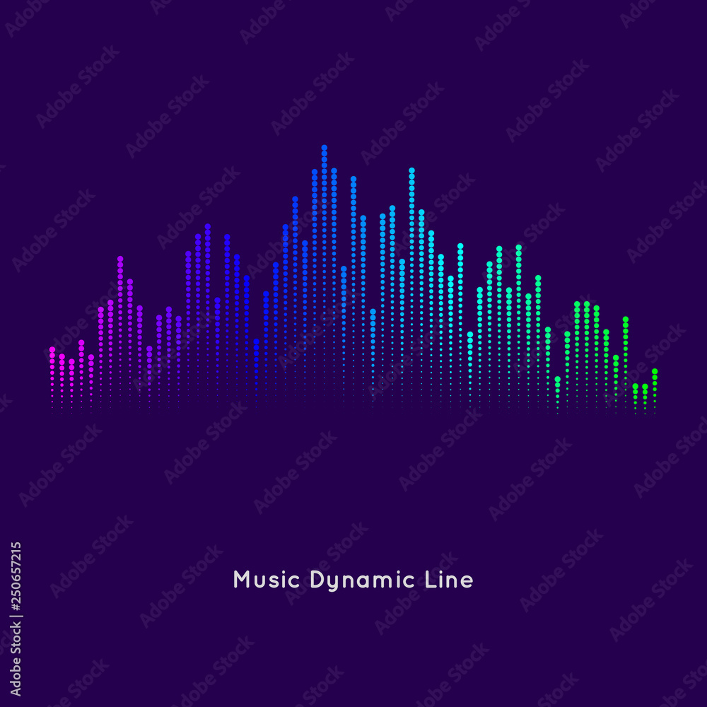 Music equalizer abstract elements for design. Vector illustration Music equalizer abstract elements for design. Vector illustration
