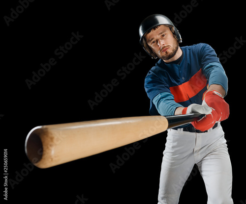Photography Young man playing baseball
