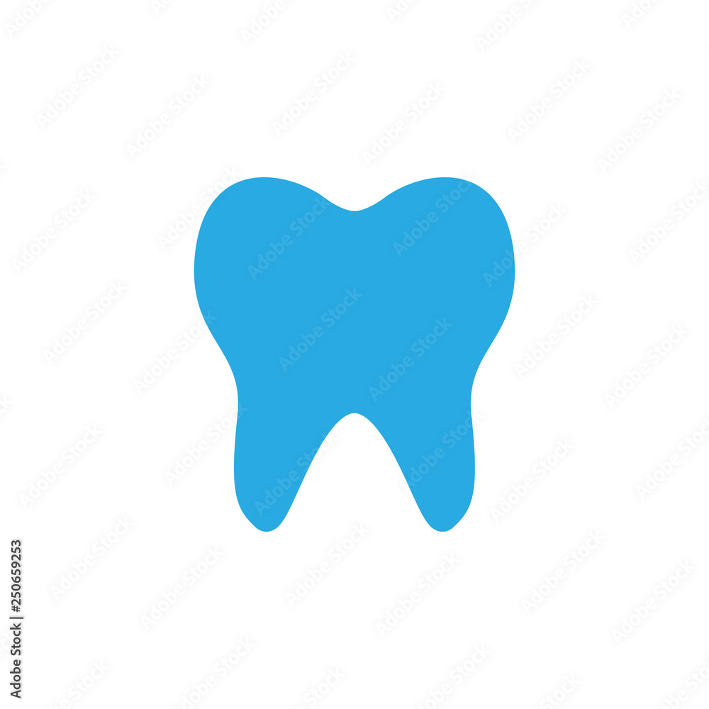Tooth dental icon design template vector illustration