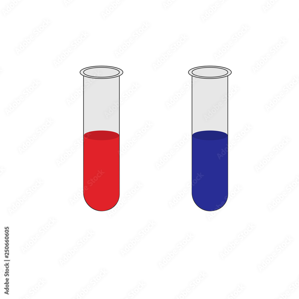 Reagents in test tubes Reagents in test tubes