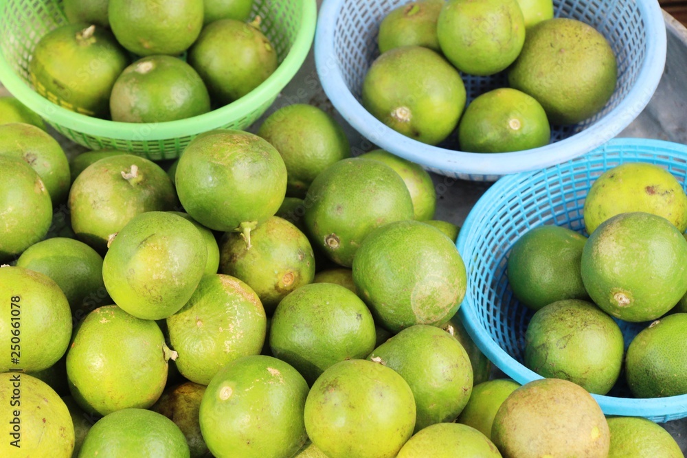 Fresh lemon for cooking at street food