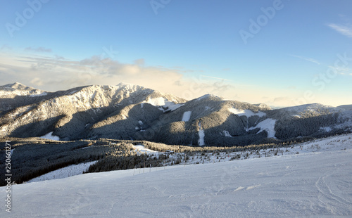 High Tatras from peak Chopok (Low Tatras) in winter. © Сергій Вовк