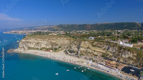 Beautiful coastline of Calabria in summer season