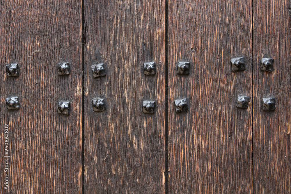 Fototapeta premium Wooden door background