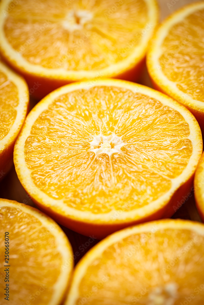 cut orange closeup cut orange closeup