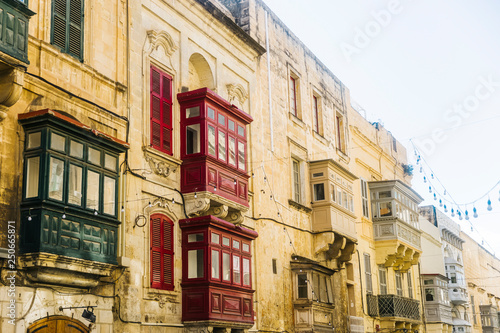 Old beautiful houses in Val...