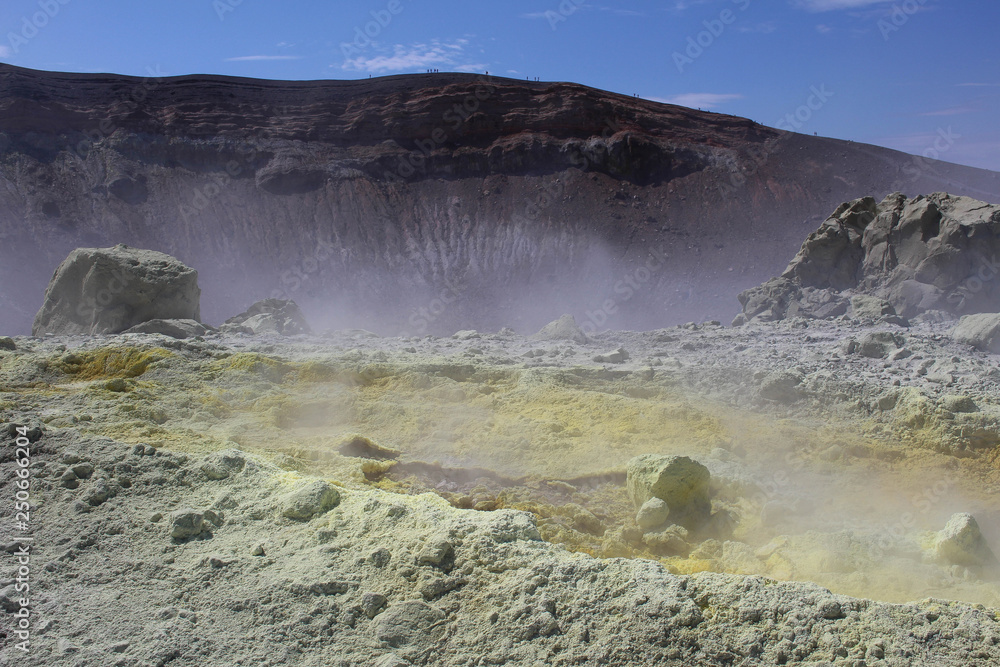 Sulphur Deposits on Vulcano