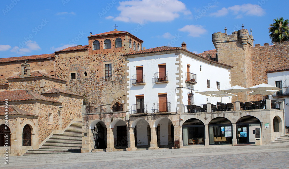 Old town of caceres, Spain