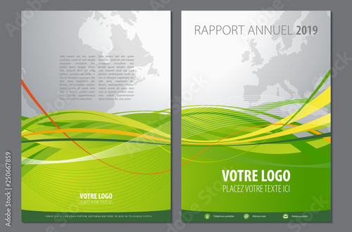 Fond graphic pour plaquette ou flyer vectoriel