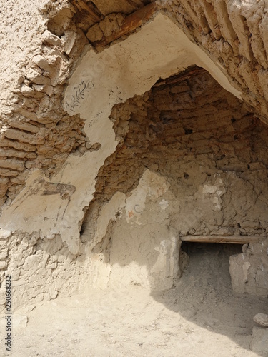 Ancient burial of Chomai Baatyr 17th century. Naryn region. Kyrgyzstan Tian Shan. 