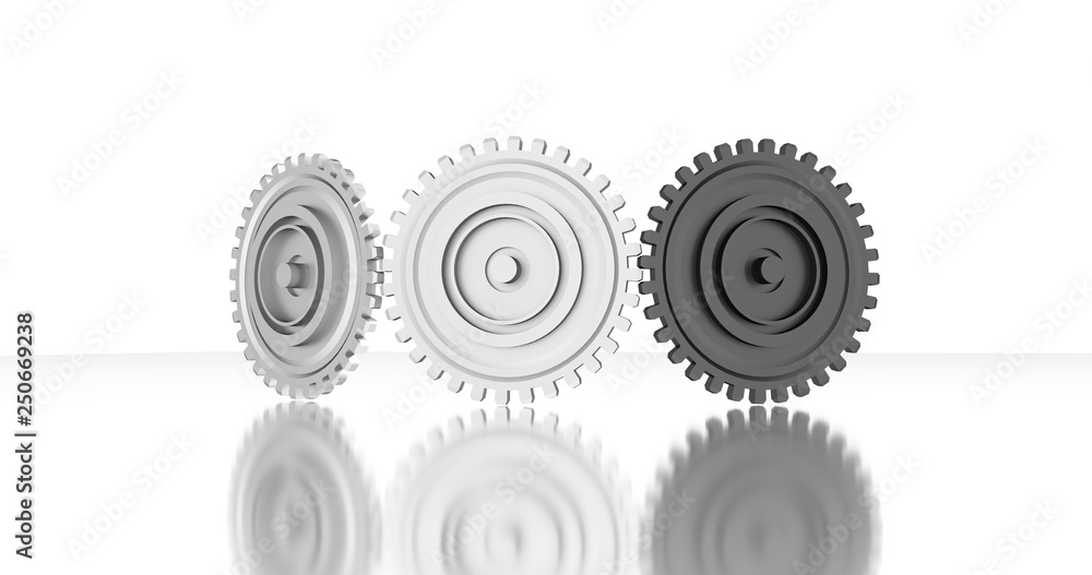 gears isolated on white background gears isolated on white background