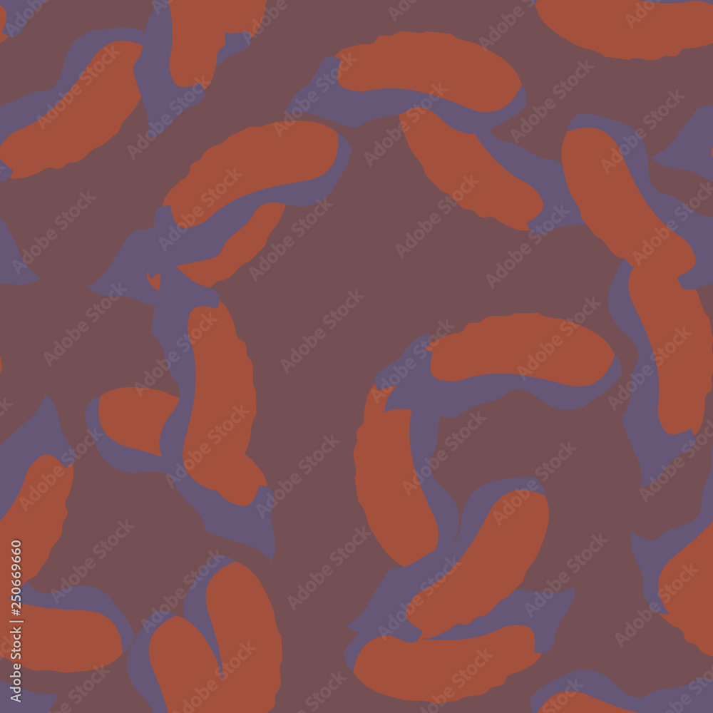Naklejka premium UFO urban camouflage of various shades of red, orange and purple colors