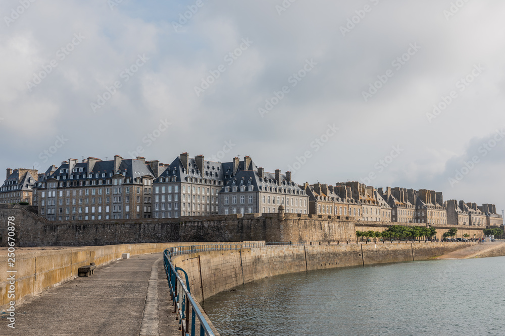 Historic centre of Saint-Malo in Brittany, France