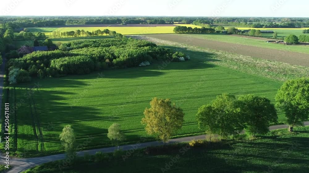 Landschaft in Deutschland aus der Luft Landschaft in Deutschland aus der Luft