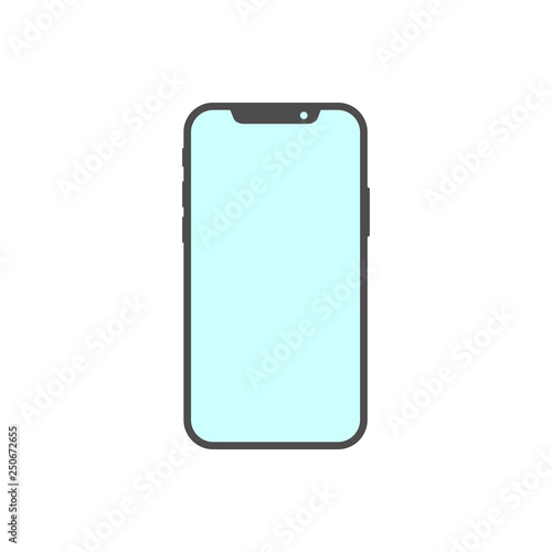 Modern Smartphone icon. Vector illustration, flat design.