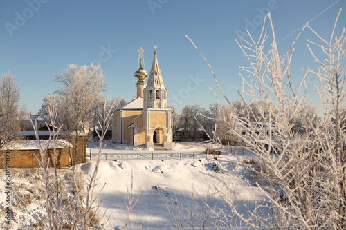 Church in Suzdal in winter. 