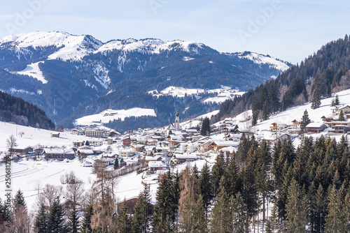 Oberau im Hochtal Wildschönau im Winter