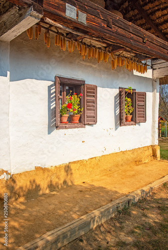 Traditional countryside house in Szalafő, Hungary