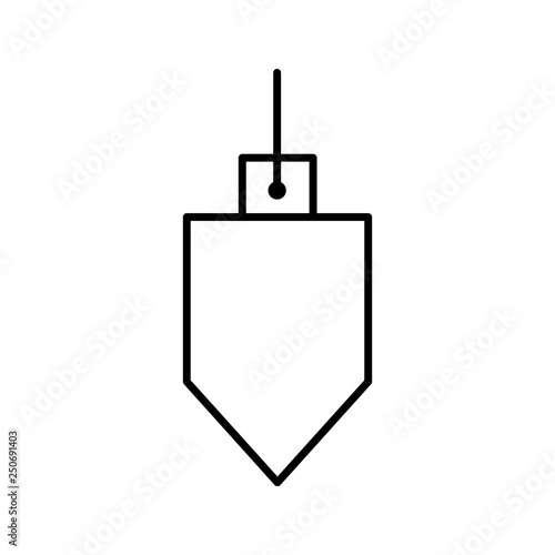  Vector Plumb bob Icon