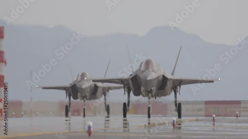 US Air Force jets ready to take off