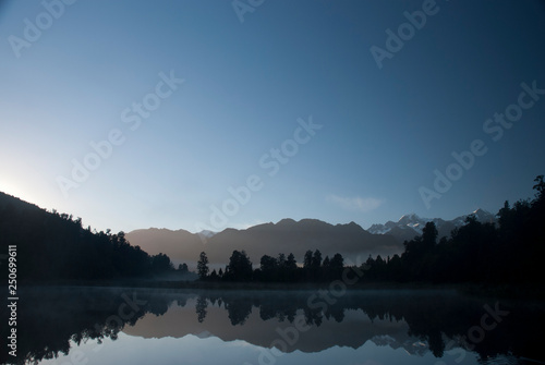 Sunrise at a Lake in New Zealand