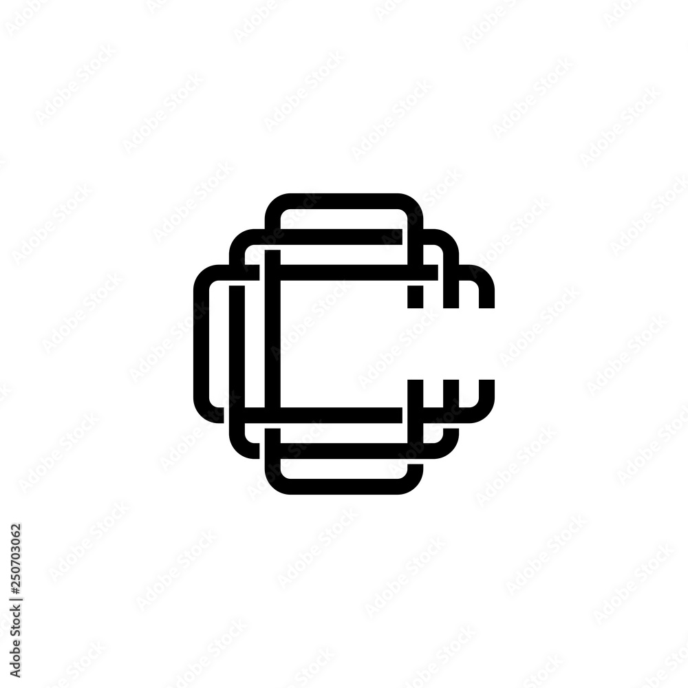 triple c monogram ccc letter hipster lettermark logo for branding or t shirt design triple c monogram ccc letter hipster lettermark logo for branding or t shirt design