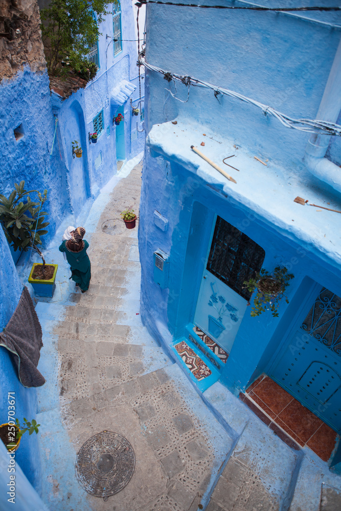 marruecos azul
