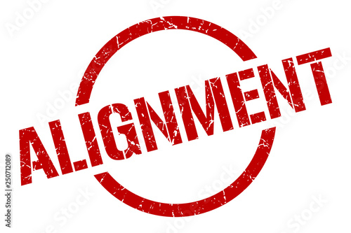 alignment stamp